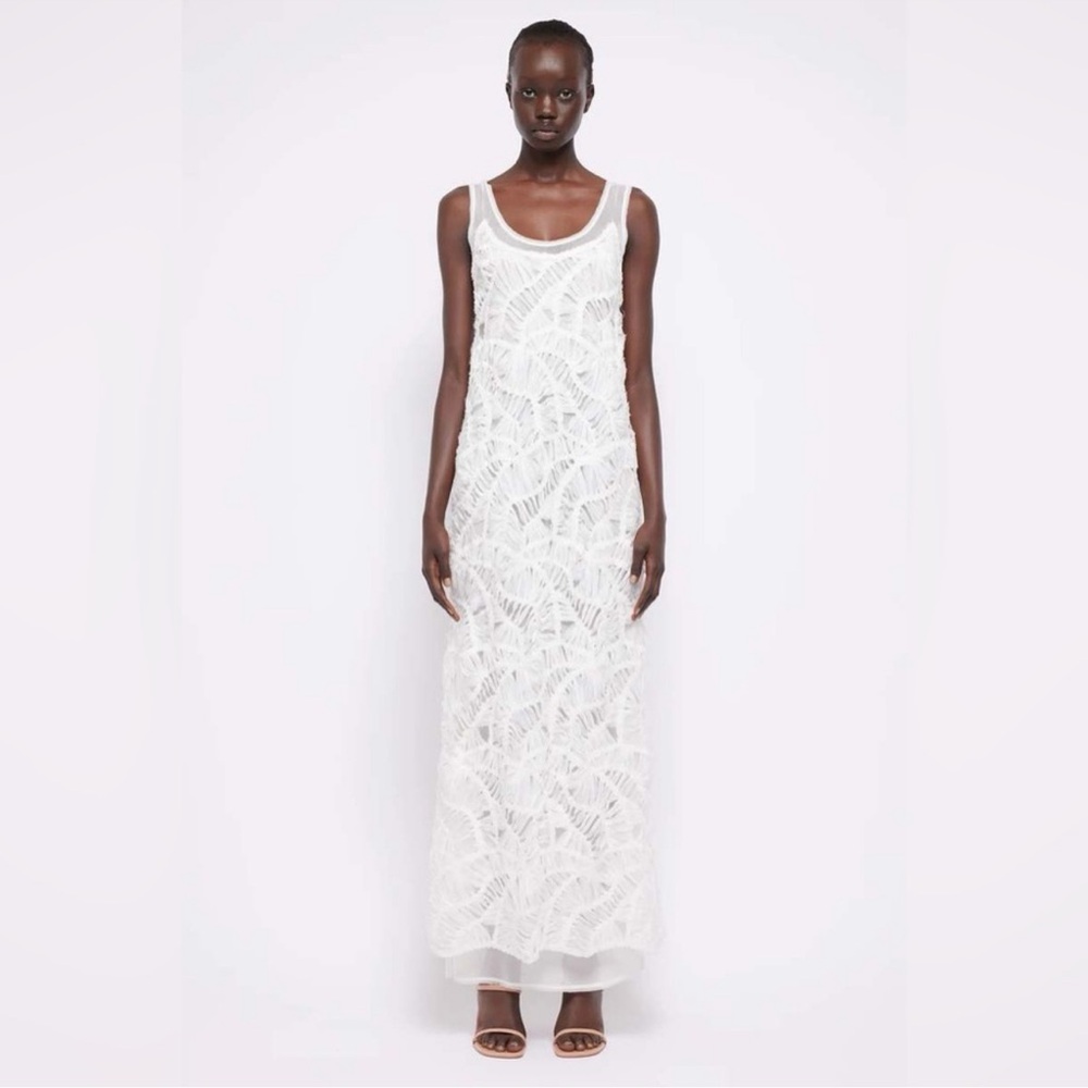 Jonathan Simkhai White Maxi Dress